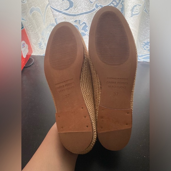 NWOB Carrie Forbes Atlas Slip on Woven Loafer Falts Size EU 37 - Picture 4 of 5